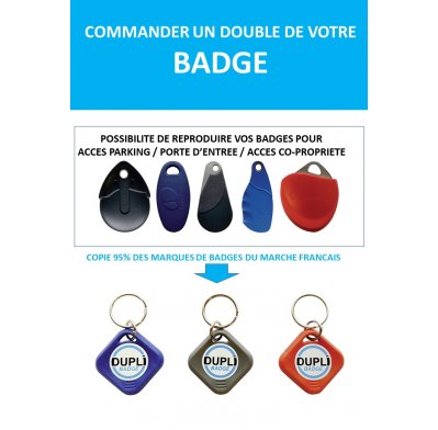 BADGE IMMEUBLE