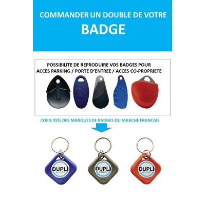 BADGE IMMEUBLE