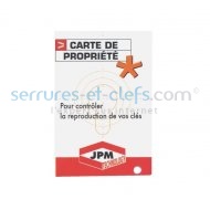 CARTE DE PROPRIETE JPM