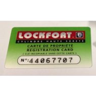 Carte de proprit LOCKFORT